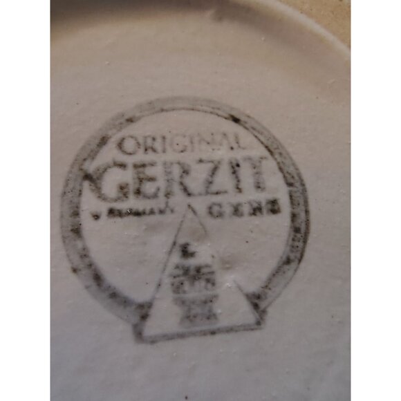 German Beer Stein Vintage Gerzit Embossed Tavern Scene Widertrunk Sei Klar - Picture 3 of 16